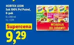 Lidl HORTEX LEON Sok 100% Psi Patrol, 6-pak oferta