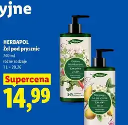 Lidl HERBAPOL Żel pod prysznic oferta
