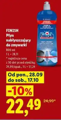 Lidl FINISH Płyn nabłyszczający do zmywarki oferta