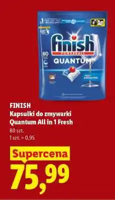 Lidl Finish Kapsułki do zmywarki Quantum All in 1 Fresh oferta
