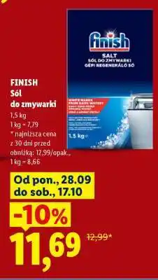 Lidl FINISH Sól do zmywarki oferta