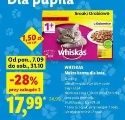 Lidl WHISKAS Mokra karma dla kota oferta