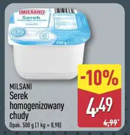 ALDI MILSANI Serek homogenizowany chudy oferta