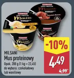 ALDI MILSANI Mus proteinowy oferta