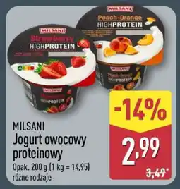 ALDI MILSANI Jogurt owocowy proteinowy oferta
