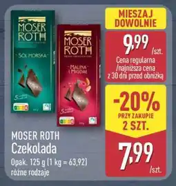 ALDI MOSER ROTH Czekolada oferta