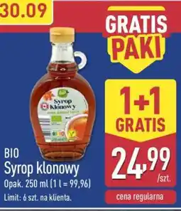 ALDI BIO Syrop klonowy oferta
