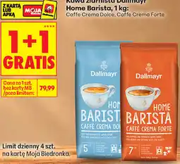 Biedronka Kawa ziarnista Dallmayr Home Barista oferta