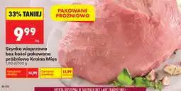 Biedronka Szynka wieprzowa bez kości pakowana próżniowo Kraina Mięs oferta
