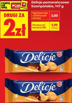 Biedronka Delicje pomarańczowe Szampańskie oferta