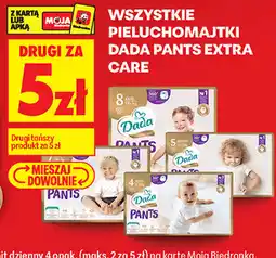 Biedronka Wszystkie pieluchomajtki Dada Pants Extra Care oferta