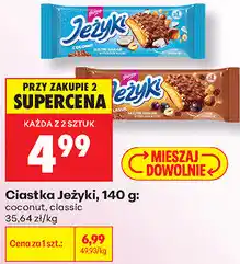 Biedronka Ciastka Jeżyki Goplana oferta