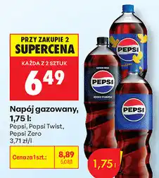 Biedronka Napój gazowany Pepsi / Pepsi Twist / Pepsi Zero oferta