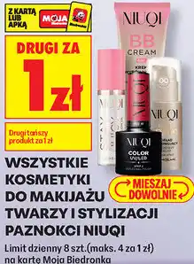 Biedronka Wszystkie kosmetyki do makijażu twarzy i stylizacji paznokci Niuqi oferta