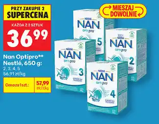 Biedronka Mleko modyfikowane Nan Optipro Nestlé oferta
