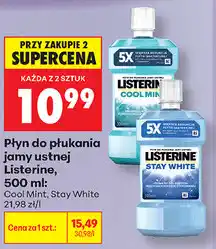 Biedronka Płyn do płukania jamy ustnej Listerine oferta