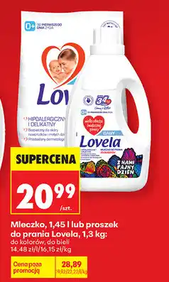 Biedronka Mleczko, 1,45 l lub proszek do prania Lovela oferta