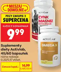 Biedronka Suplementy diety Activlab (Cynk Magnez, Omega 3) oferta