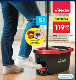 Biedronka Vileda Mop obrotowy Turbo oferta