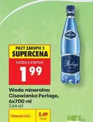 Biedronka Woda mineralna Cisowianka Perlage oferta