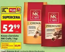Biedronka Kawa ziarnista MK Café Premium/Crema oferta