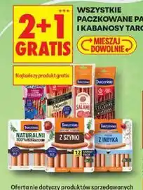 Biedronka Parówki i kabanosy Tarczyński paczkowane oferta