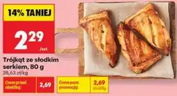 Biedronka Trójkąt ze słodkim serkiem Piekarnia Biedronki oferta