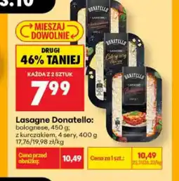 Biedronka Lasagne Donatello bolognese oferta