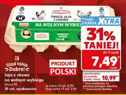 Kaufland ŚWIEŻE JAJA Z CHOWU NA WOLNYM WYBIEGU oferta
