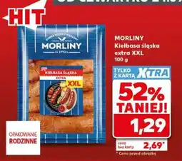 Kaufland MORLINY Kiełbasa śląska extra XXL oferta