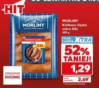 Kaufland MORLINY Kiełbasa śląska extra XXL oferta