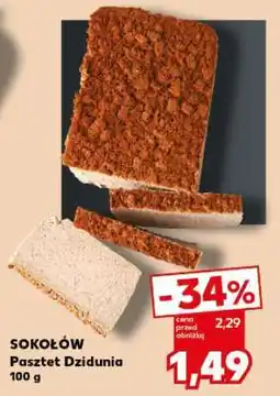 Kaufland SOKOŁÓW Pasztet Dzidunia 100 g oferta