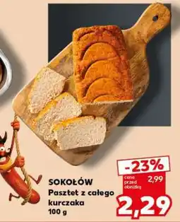 Kaufland SOKOŁÓW Pasztet z całego kurczaka 100 g oferta