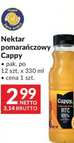 Makro Nektar pomarańczowy Cappy oferta