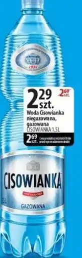 Delisso Delikatesy Woda Cisowianka niegazowana, gazowana oferta