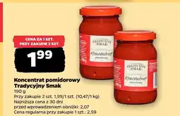 Netto Koncentrat pomidorowy Tradycyjny Smak oferta