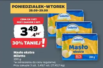 Netto Masło Miletto oferta