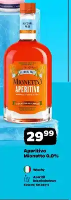 Netto Aperitif bezalkoholowy Mionetto Aperitivo 0,0% oferta