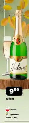 Netto Wino musujące Juliano półsłodkie oferta