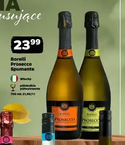 Netto Wino musujące Borelli Prosecco Spumante półwytrawne oferta