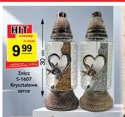 Gram Market Znicz S-1607 Kryształowe serce 30 cm oferta