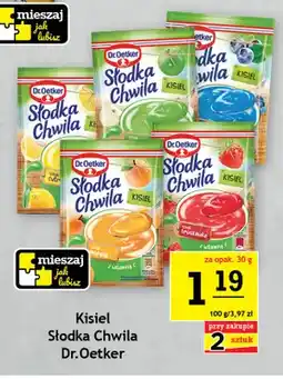 Gram Market Kisiel Słodka Chwila truskawkowy Dr. Oetker oferta