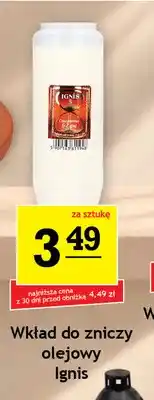 Gram Market Wkład do zniczy olejowy Ignis oferta