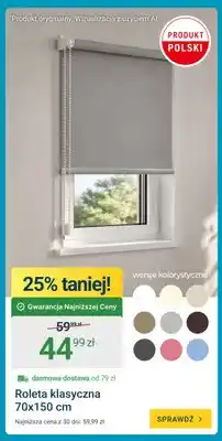 ERLI Roleta klasyczna 70x150 cm oferta