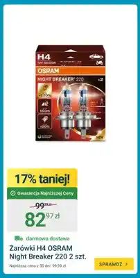 ERLI Żarówki H4 Osram Night Breaker 220 2-pak oferta