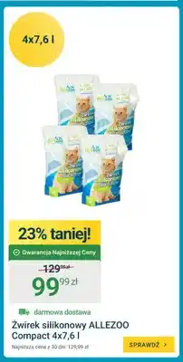 ERLI Żwirek silikonowy AlleZoo Compact 4-pak oferta