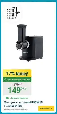 ERLI Maszynka do mięsa Berdsen z szatkownicą oferta
