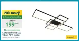 ERLI Lampa sufitowa LED 90 cm + pilot oferta