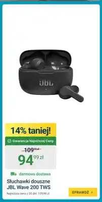 ERLI Słuchawki douszne Jbl Wave 200 Tws oferta