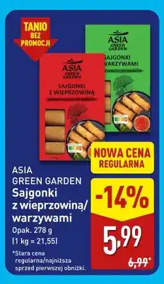 ALDI Sajgonki z warzywami Asia Green Garden oferta